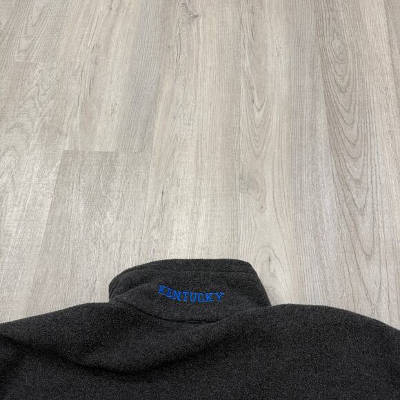 Columbia University of Kentucky Wildcats Full Zip Fleece Men's XL Gray Blue NCAA - Picture 7 of 9